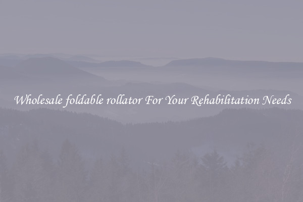 Wholesale foldable rollator For Your Rehabilitation Needs