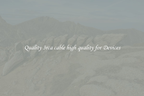 Quality 3rca cable high quality for Devices