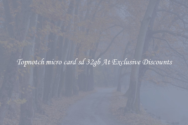 Topnotch micro card sd 32gb At Exclusive Discounts